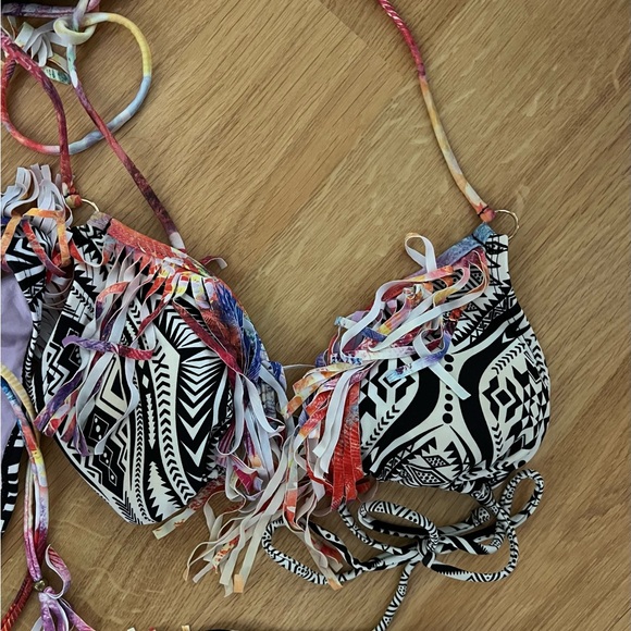 Raisins Fringed Bikini Set - Picture 4 of 11